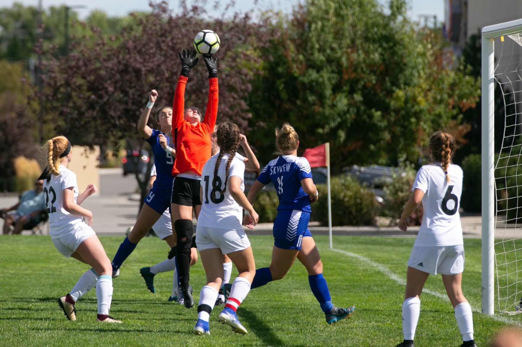 Belgrade and Skyview girls face off